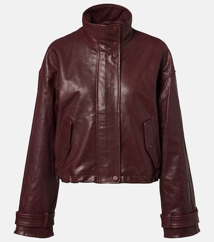 Cropped-Lederjacke Bateman - Veronica Beard - Modalova