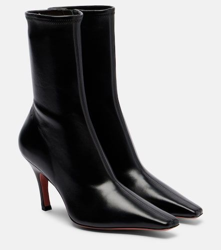 Botines Jamie 80 de piel - Amina Muaddi - Modalova