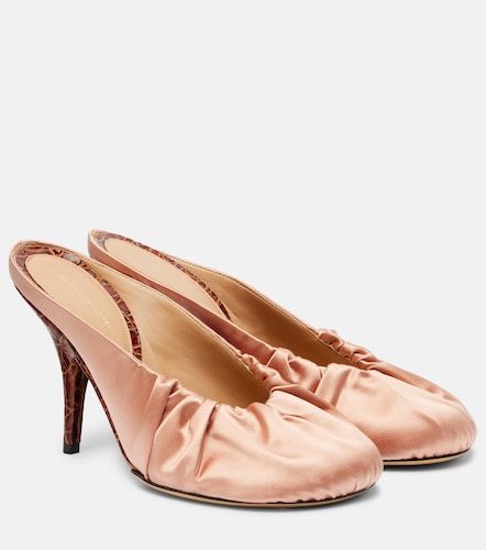 Dries Van Noten Mules 90 de satén - Dries Van Noten - Modalova