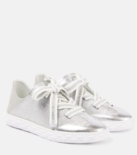 Diamond Light Flex/F leather-trimmed sneakers - Jimmy Choo - Modalova