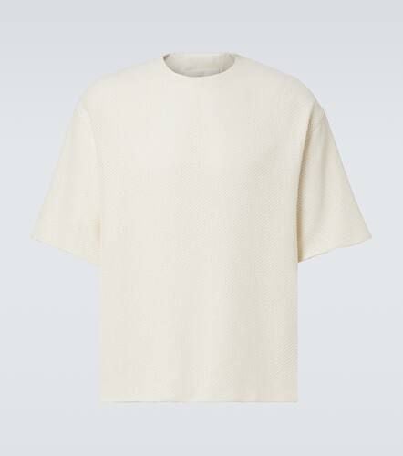 T-shirt in misto cotone con zip - Jil Sander - Modalova