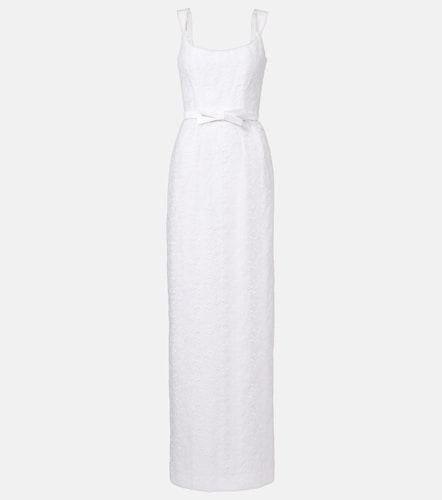 Sposa - Abito lungo Robin in jacquard con stampa floreale - Markarian - Modalova