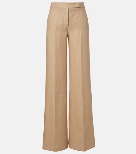 Max Mara Weite Hose Big aus Leinen - Max Mara - Modalova