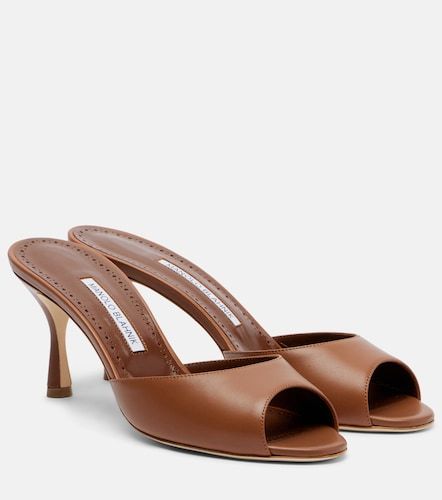 Manolo Blahnik Mules Jada de piel - Manolo Blahnik - Modalova