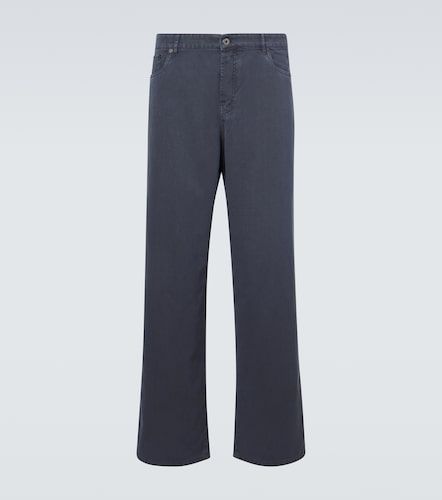 Miu Miu Embroidered wide-leg jeans - Miu Miu - Modalova