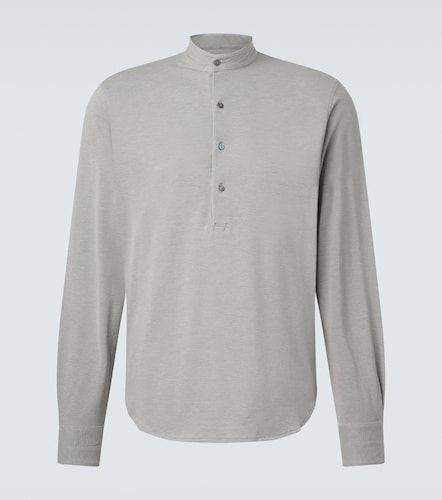 Stòffa Camicia Henley in cotone e seta - Stoffa - Modalova