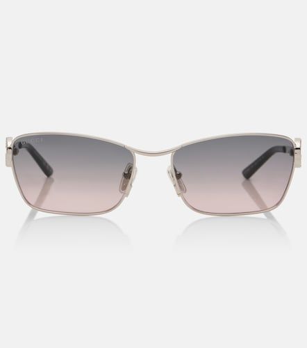 Interlocking G crystal-embellished rectangular sunglasses - Gucci - Modalova