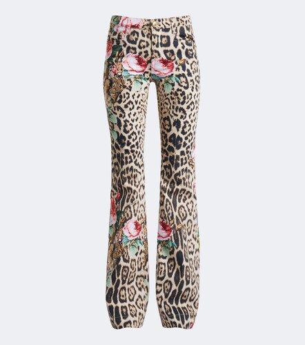 Jeans flared estampados - Roberto Cavalli - Modalova