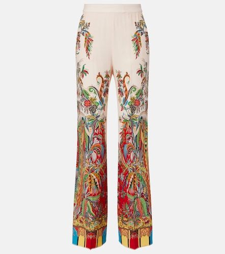 Etro Printed silk palazzo pants - Etro - Modalova