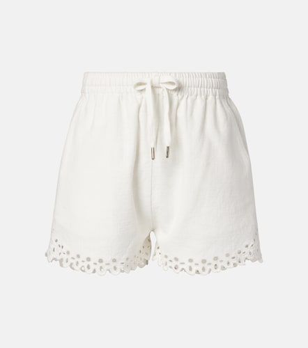 Balyme embroidered cotton shorts - Marant Etoile - Modalova