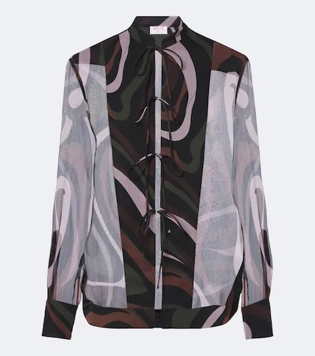 Pucci Camisa Marmo de seda - Pucci - Modalova