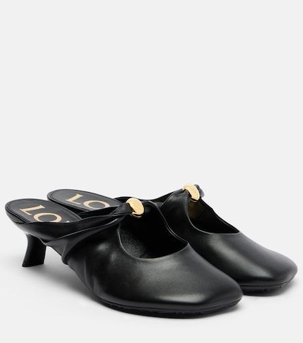Loewe Pebble Soft leather mules - Loewe - Modalova