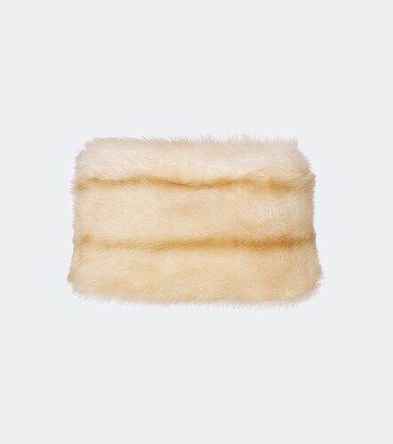 Gucci Top cropped in shearling - Gucci - Modalova