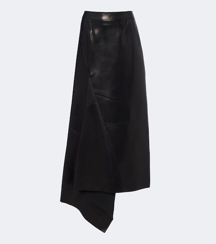 Asymmetric leather maxi skirt - Givenchy - Modalova