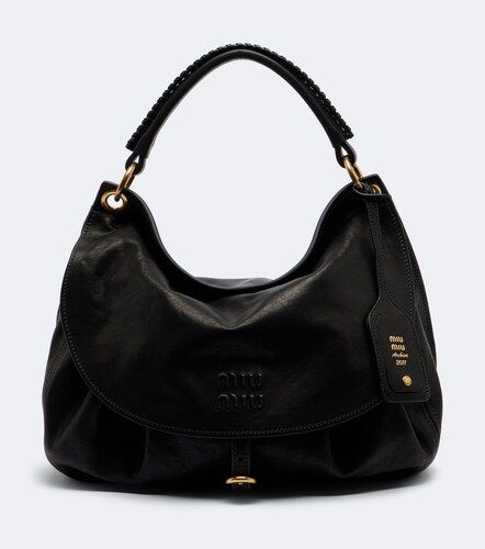 Rendez‑vous leather top-handle bag - Miu Miu - Modalova