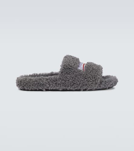 Political Campaign Furry slides - Balenciaga - Modalova