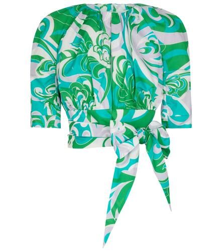 Emilio Pucci Beach Printed crop top - Emilio Pucci Beach - Modalova