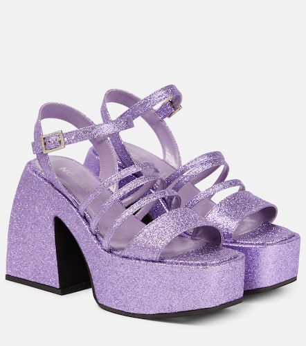 Bulla Chibi glitter platform sandals - Nodaleto - Modalova