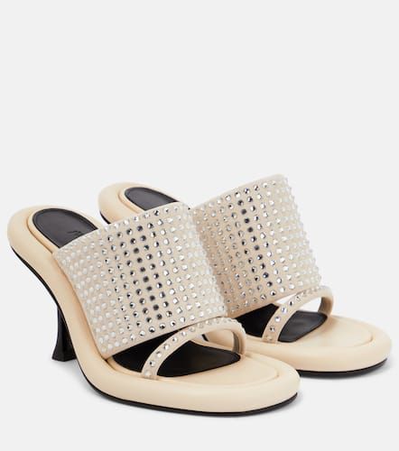 Bumper Tube embellished leather sandals - JW Anderson - Modalova