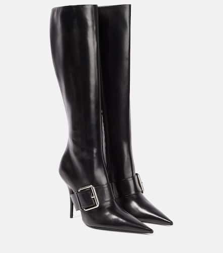 Knife 110 leather knee-high boots - Balenciaga - Modalova