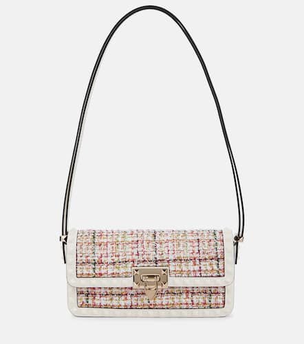 Rockstud23 E/W tweed shoulder bag - Valentino Garavani - Modalova