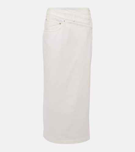 Deconstructed denim midi skirt - Loewe - Modalova