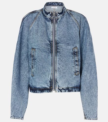 Alaia Round Racing denim jacket - Alaia - Modalova