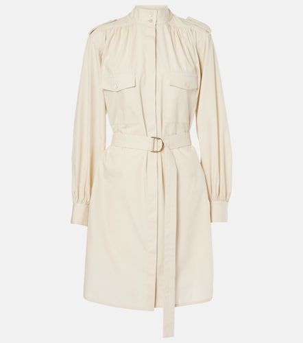 Chloé Abito midi in cotone con cintura - Chloe - Modalova