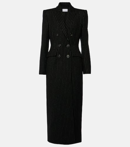 Pinstripe wool-blend coat - Alex Perry - Modalova