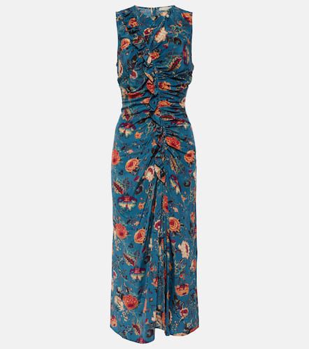 Lorna floral silk midi dress - Ulla Johnson - Modalova