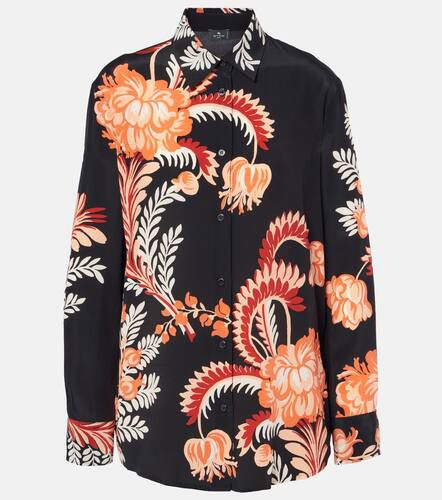 Printed silk crÃªpe de chine blouse - Etro - Modalova