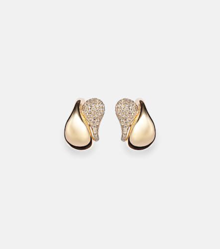 Kt earrings with diamonds - Shay Jewelry - Modalova