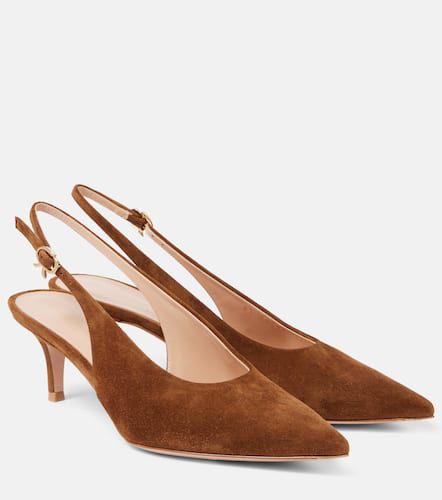 Pumps slingback Robbie 55 in suede - Gianvito Rossi - Modalova