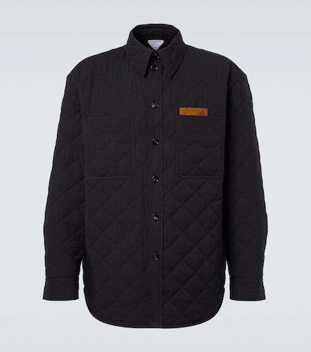 Giacca camicia trapuntata in misto cotone - Bottega Veneta - Modalova