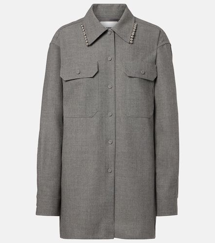 Camicia oversize in canvas di lana - Jil Sander - Modalova