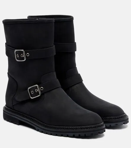 Sulaltrosa leather biker boots - Manolo Blahnik - Modalova
