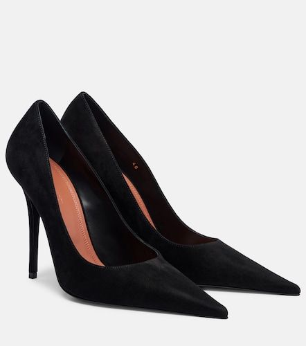 Barbara 105 suede pumps - Amina Muaddi - Modalova