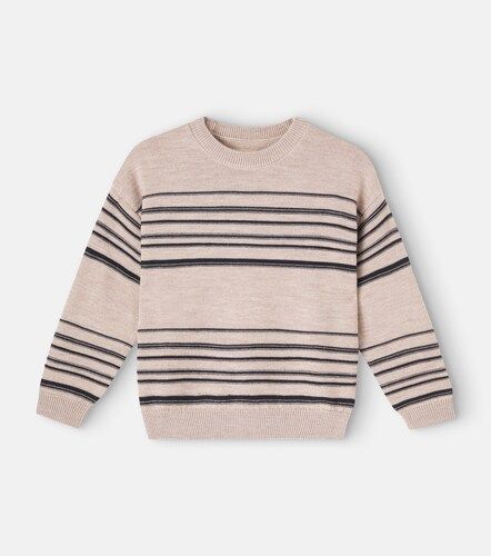 Wheat Jersey Flores de lana a rayas - Wheat - Modalova