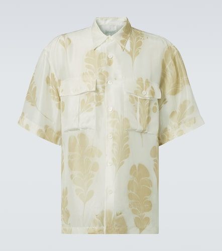 Camisa bowling de seda estampada - Dries Van Noten - Modalova