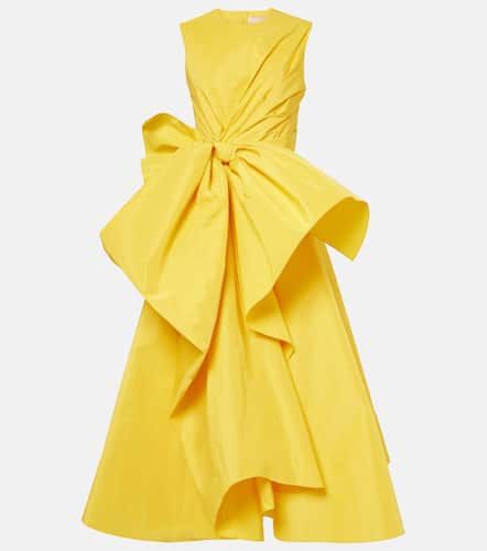 Nura bow-detail taffeta midi dress - Roksanda - Modalova