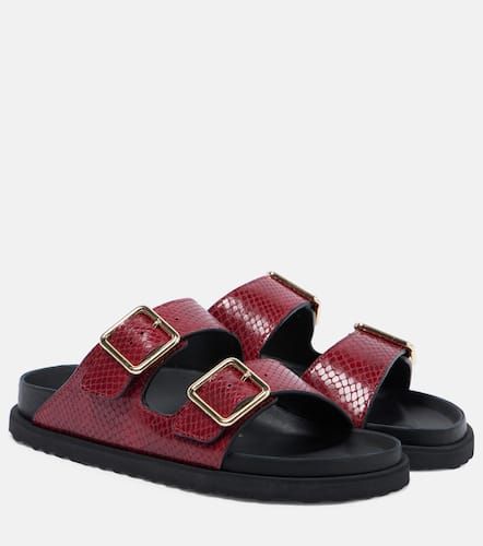 Arizona snake-effect leather sandals - Birkenstock 1774 - Modalova