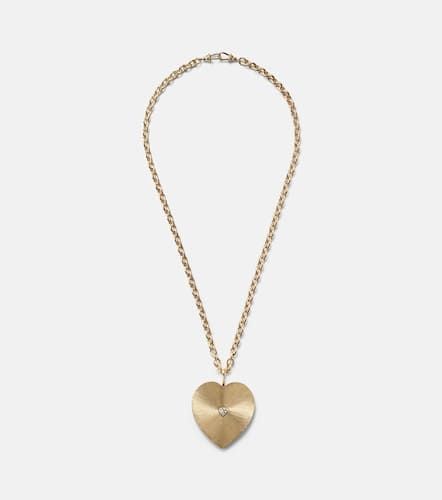 Collana Heart Jumbo in 18kt con diamanti - Marie Lichtenberg - Modalova