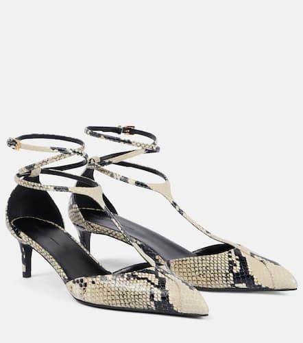 Mia 45 snake-effect leather pumps - Khaite - Modalova