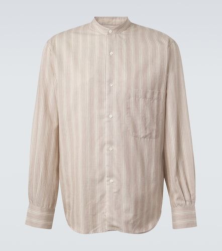 Stòffa Camicia in cotone e seta a righe - Stoffa - Modalova