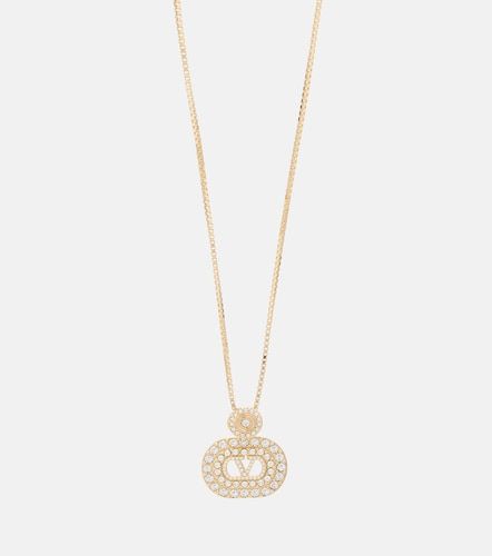 Collana VLogo con cristalli - Valentino Garavani - Modalova