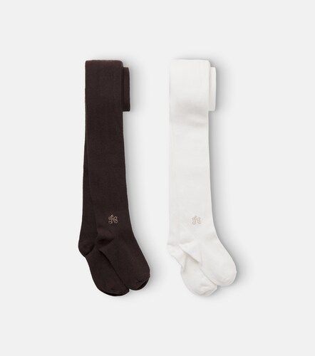 Set de 2 pares de medias en mezcla de algodón - Tartine et Chocolat - Modalova