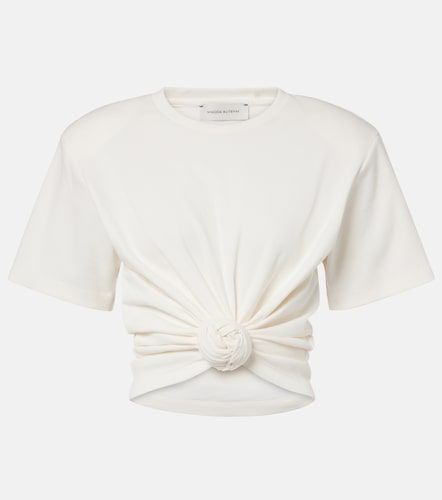 Camiseta cropped en mezcla de algodón - Magda Butrym - Modalova