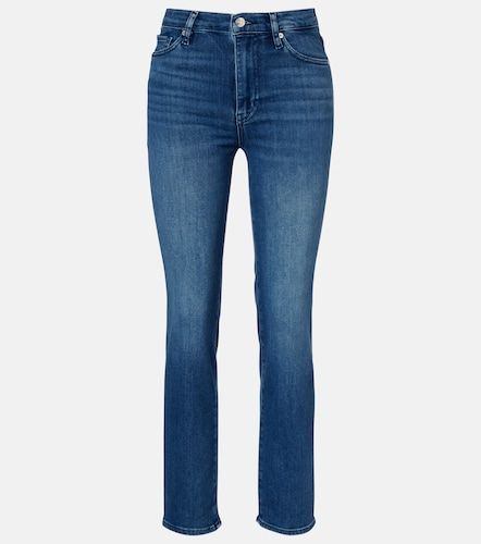 Jeans rectos Le Sleek de tiro alto cropped - Frame - Modalova