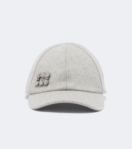 Gorra de lana y cachemir adornada - Roger Vivier - Modalova