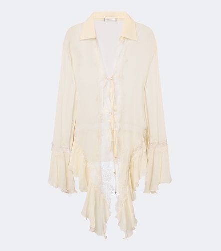 Blumarine Bluse mit Spitze - Blumarine - Modalova